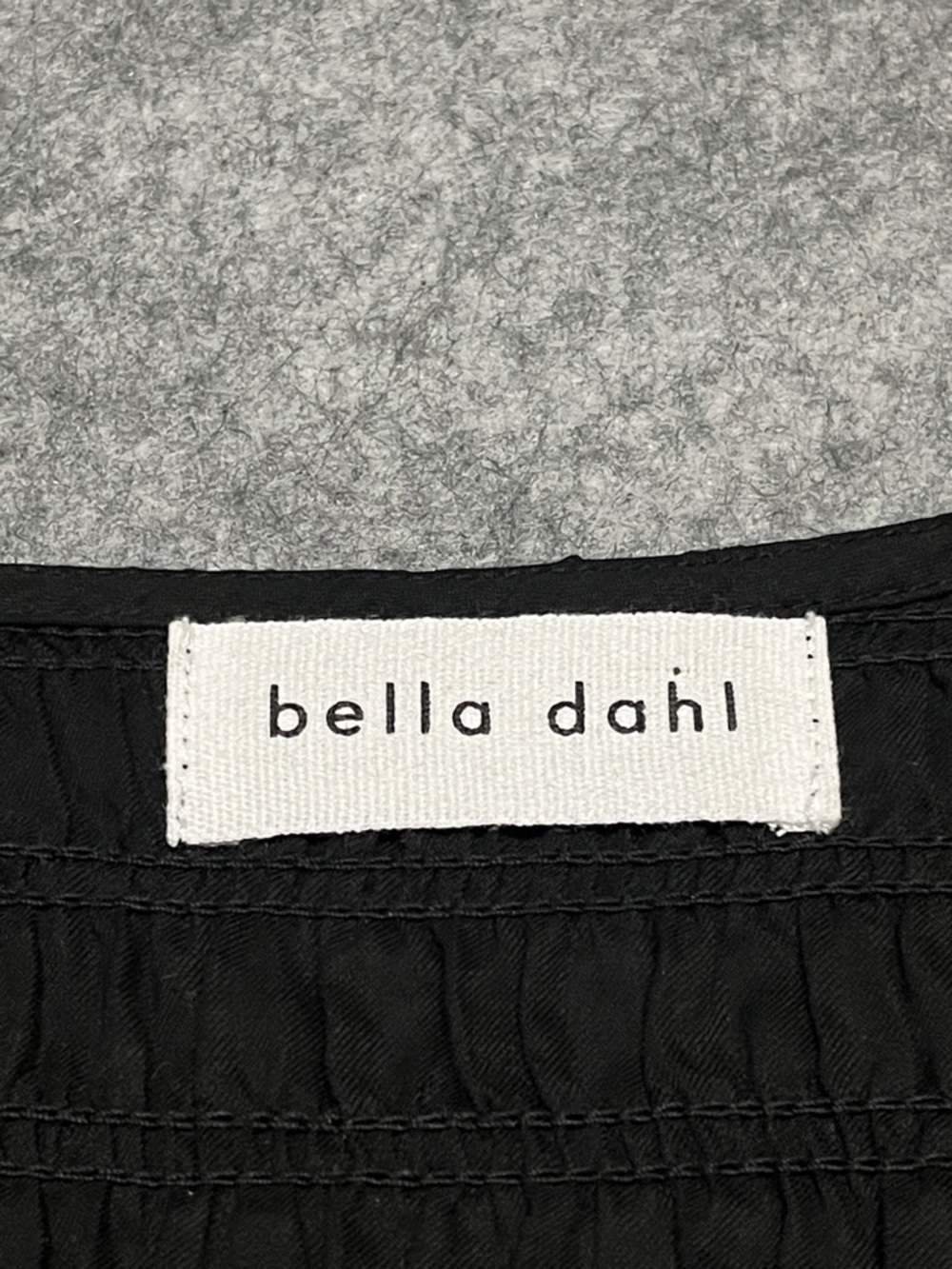 Bella Dahl Smocked Tie Front Long Sleeve Top - Picture 3 of 3